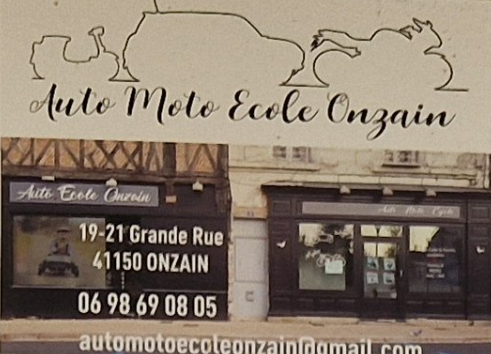 Carte de visite du partenaire Auto Moto Ecole Onzain